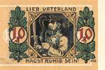 Kleingeld 1914-1922 10 Pf. -Fehldruck- Lindenberg , 10 Pfennig --FEHLDRUCK-- C in kfr-unc , Ti.4115.... Bayern 1918 -