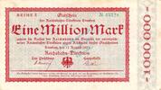 Inflation 1923 DE 1 Mio. Mk. Meissen , Banknote 10 Milliarden Mark Schein in gbr. Keller 3512 Westfalen 1923 -
