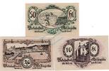 Notgeld AT 3 Scheine kpl. Linz , Notgeld Set mit 3 Scheinen in kfr. K-K 557.a , Ober Österreich -