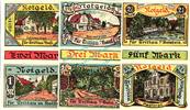 Serienscheine DE 3 Doppel-Scheine kpl. Trittau , Notgeld Set mit 3 Doppel-Scheinen unc-kfr. M-G 1347.4 , Schleswig -