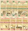 Notgeld DE 8 Scheine kpl. Crannenburg , Notgeld Set mit 8 Doppelscheinen unc-kfr. M-G 244.1 Westfalen 1921 -