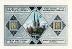 Serienscheine DE 75 Pf. Nr.2 Lübeck , Notgeld 75 Pfennig Schein Nr.2 unc-kfr. M-G 826.17 , Schleswig von 1921 -