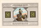Serienscheine DE 50 Pf. Nr.4 Lübeck , Notgeld 50 Pfennig Schein Nr.4 unc-kfr. M-G 826.16 , Schleswig von 1921 -