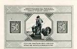 Serienscheine DE 50 Pf. Nr.4 Lübeck , Notgeld 50 Pfennig Schein Nr.4 unc-kfr. M-G 826.1 , Schleswig von 1921 -