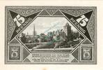 Serienscheine DE 75 Pf. Nr.6 Lübeck , Notgeld 75 Pfennig Schein Nr.6 unc-kfr. M-G 826.1 , Schleswig von 1921 -