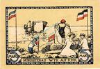 Serienscheine DE 5 Mk. Wyk a. Föhr , Notgeld 5 Mark Schein unc-kfr. M-G 1462.2 Schleswig Holstein 1920 -