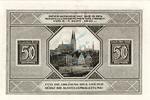 Serienscheine DE 50 Pf. Nr.3 Lübeck , Notgeld 50 Pfennig Schein Nr.3 unc-kfr. M-G 826.8 , Schleswig von 1921 -