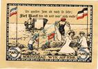Serienscheine DE 5 Mk. Wyk a. Föhr , Notgeld 5 Mark Schein unc-kfr. M-G 1462.4.b , Schleswig von 1920 -