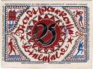 Notgeld DE 25 Mk. Nr.1 Bielefeld , Notgeld 25 Mark Nr.1 -Seide- unc-kfr. M-G 103.8.b , Westfalen 1921 -