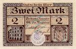 Großnotgeld 1918 DE 2 Mk. Beckum , Banknote 2 Mark Schein unc-kfr. Geiger 035.04.a , Westfalen von 1918 -