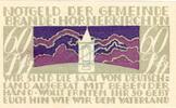 Serienscheine DE 60 Pf. Brande , Notgeld 60 Pfennig Schein unc-kfr. M-G 152.2 , Schleswig Holstein o.D. -