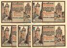 Serienscheine DE 5 Scheine kpl. -Kto. D- Gransee , Notgeld Set --5 x Konto D-- unc-kfr. M-G 465.1.a , Brandenburg o.D. Se -