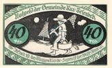 Serienscheine DE 40 Pf. Raa-Besenbeck , Notgeld 40 Pfennig Schein unc-kfr. M-G 1092.1.a , Schleswig 1921 -