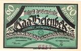Serienscheine DE 60 Pf. Raa-Besenbeck , Notgeld 60 Pfennig Schein unc-kfr. M-G 1092.1.a , Schleswig 1921 -