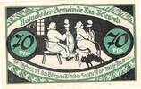 Serienscheine DE 70 Pf. Raa-Besenbeck , Notgeld 70 Pfennig Schein unc-kfr. M-G 1092.1.a , Schleswig 1921 -