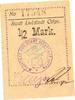 Kleingeld 1914-1922 1/2 Mk. Liebstadt , Notgeld 1 halbe Mark Schein in unc-kfr. Ti.4075.05.30 , Ostpreussen -