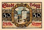 Kleingeld 1914-1922 50 Pf. Lichtenfels , Notgeld 50 Pfennig Schein in unc-kfr. Ti.4040.15.35 , Bayern 1920 -