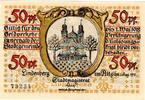 Kleingeld 1914-1922 50 Pf. Lindenberg , Notgeld 50 Pfennig Schein in unc-kfr. Ti.4115.05.06 , Bayern 1918 V -
