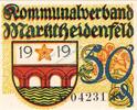 Kleingeld 1914-1922 50 Pf. Marktheidenfeld , Notgeld 50 Pfennig Schein in unc-kfr. Ti.4415.05.10 , Bayern -