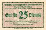 Kleingeld 1914-1922 25 Pf. Giersdorf , Notgeld 25 Pfennig Schein unc-kfr. Ti.2225.20.03 , Schlesien o.D. Ve -