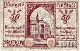 Kleingeld 1914-1922 50 Pf. Goldberg , Notgeld 50 Pfennig Schein unc-kfr. Ti.2335.05.06 , Mecklenburg 1919 V -