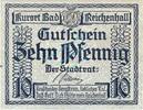Kleingeld 1914-1922 10 Pf. Reichenhall , Notgeld 10 Pfennig Schein unc-kfr. Ti.5990.20.15 Bayern o.D. Verke -