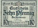 Kleingeld 1914-1922 10 Pf. Reichenhall , Notgeld 10 Pfennig Schein unc-kfr. Ti.5990.20.20 Bayern o.D. Verke -