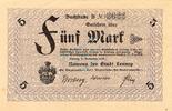 Großnotgeld 1918 DE 5 Mk. Lennep , Banknote 5 Mark Schein unc-kfr. Geiger 315.05.b , Rheinland 1918 Grossn -