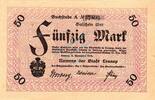 Großnotgeld 1918 DE 50 Mk. Lennep , Banknote 50 Mark Schein unc-kfr. Geiger 315.09.b , Rheinland 1918 Gross -