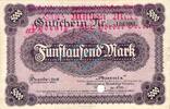 Inflation 1923 DE 1 Mio. Mk. Hörde , Banknote 1 Million Schein gbr.E Müller 2135.W1 , Westfalen 1922 Inflatio -