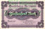 Inflation 1923 DE 2 Mio. Mk. Hörde , Banknote 2 Millionen Schein unc-kfr. Müller 2135.W3 , Westfalen 1922 Inf -