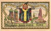 Serienscheine DE 50 Pf. Hamburg , Notgeld 50 Pfennig Schein unc-kfr. M-G 545.2 , Hamburg o.D. Seriennotg -