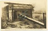 Frankreich Nicht gelaufen Ansichtskarte -Piece de Marine de 240 Ravin des Grands Houyers- WW1 , Frankreich -