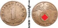 Drittes Reich 1 Pf. 1936 F 1 Pfennig Kursm&uuml;nze 1936 F -deutsches Reich- ... 99,00 EUR  + 200,00 EUR frais d'envoi