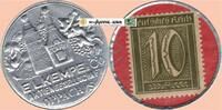 Briefmarken Kapselgeld 10 Pf. o.D. Oppach , Kapselgeld 10 Pfennig unc-kf... 49,95 EUR  + 200,00 EUR frais d'envoi