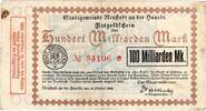 Inflation 1923 DE 100 Mia. Mk. 1923 Neustadt , Banknote 100 Milliarden M... 24,90 EUR  + 200,00 EUR frais d'envoi