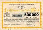 Inflation 1923 DE 500.000 Mk. 1923 Neustadt , Banknote 500.000 Mark Sche... 8,90 EUR  + 200,00 EUR frais d'envoi