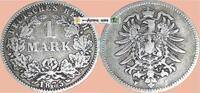 deutsches Kaiserreich 1 Mk. 1875 F 1 Mark Kursm&uuml;nze deutsches Kaiserreic... 11,90 EUR  + 200,00 EUR frais d'envoi