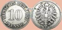 deutsches Kaiserreich 10 Pf. 1873 -B- 10 Pfennig M&uuml;nze Deutsches Kaiserr... 49,95 EUR  + 200,00 EUR frais d'envoi