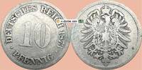 deutsches Kaiserreich 10 Pf. 1873 G 10 Pfennig M&uuml;nze Deutsches Kaiserrei... 12,95 EUR  + 200,00 EUR frais d'envoi