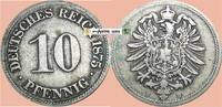 deutsches Kaiserreich 10 Pf. 1875 H 10 Pfennig M&uuml;nze Deutsches Kaiserrei... 15,95 EUR  + 200,00 EUR frais d'envoi