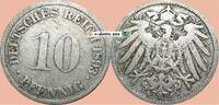 deutsches Kaiserreich 10 Pf. 1893 G 10 Pfennig M&uuml;nze Deutsches Kaiserrei... 14,95 EUR  + 200,00 EUR frais d'envoi