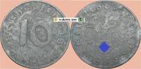 Drittes Reich 10 Pf. 1945 E 10 Pfennig M&uuml;nze Deutsches Reich 1945 E -Zin... 29,95 EUR  + 200,00 EUR frais d'envoi