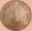 deutsches Kaiserreich 1 Pf. 1891 J 1 Pfennig M&uuml;nze 1891 J -Deutsches Kai... 125,00 EUR  + 200,00 EUR frais d'envoi