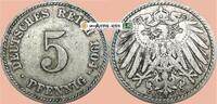 deutsches Kaiserreich 5 Pf. 1904 E 1 Pfennig M&uuml;nze 1904 E -Deutsches Kai... 5,95 EUR  + 200,00 EUR frais d'envoi