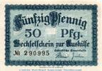 Kleingeld 1914-1922 50 Pf. Notgeld der Stadt Lübeck 4250.20.15, 50 Pfennig Schein in kfr. von 1920 -