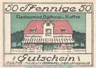DE Borgfelder Landhaus Bremen Notgeld Landhaus Borgfelder Bremen 161.1 , 50 Pfennig Schein in f-kfr , Bremen -