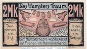 Notgeld DE 2 Mk. Sparkasse des vorm. Amts Freren , 2 Mark Schein in kfr. M/G 387.2 -