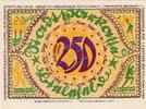 Inflation 1923 DE 250 Mio. Mk. Banknote der Stadt Bielefeld , 250 Millionen Mark Schein in kfr. Keller 415.e -