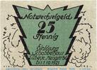 Notgeld De 25 Pf. Notgeld Stadt Lübeck , Schabbelhaus , 830.3 , 25 Pfennig Schein in kfr. -